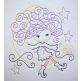 Little Witch on Moon Bean Embroidery | Machine Embroidery Designs by JuJu