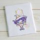 Little Witch on Swing Bean Embroidery | Machine Embroidery Designs by JuJu