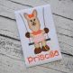 Llama in the Swing Girl Applique | Machine Embroidery Designs by JuJu