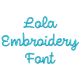 Lola Embroidery Font | Machine Embroidery Designs by JuJu