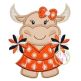 Longhorn Cheer Applique | Machine Embroidery Designs by JuJu