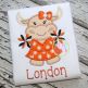 Longhorn Cheer Applique | Machine Embroidery Designs by JuJu