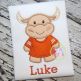 Longhorn Jersey Applique | Machine Embroidery Designs by JuJu