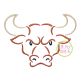 Longhorn Mascot Embroidery | Machine Embroidery Designs by JuJu