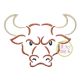 Longhorn Mascot Embroidery | Machine Embroidery Designs by JuJu