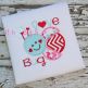 Love Bug Ladybug Applique | Machine Embroidery Designs by JuJu