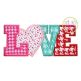 Heart LOVE 2 Applique | Machine Embroidery Designs by JuJu