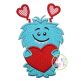 Love Monster 2 Applique | Machine Embroidery Designs by JuJu