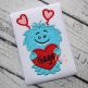 Love Monster 2 Applique | Machine Embroidery Designs by JuJu