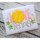 Love Tennis Applique | Machine Embroidery Designs by JuJu