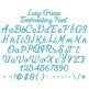 Lucy Grace Embroidery Font | Machine Embroidery Designs by JuJu