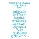 Macaroni & Cheese Embroidery Font | Machine Embroidery Designs by JuJu