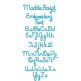 Maddie Script Embroidery Font Machine Embroidery Designs by JuJu