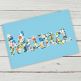 Janay Bean Stitch Applique Script Font | Machine Embroidery Designs by JuJu