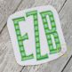Mansion Zig Zag Applique Monogram Font | Machine Embroidery Designs by JuJu