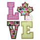 Maple Leaf LOVE Applique (Canada LOVE) | Machine Embroidery Designs by JuJu