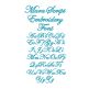 Mara Script Embroidery Font Machine Embroidery Designs by JuJu