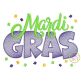 Mardi Gras Confetti Embroidery Design | Machine Embroidery Designs by JuJu