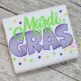Mardi Gras Confetti Embroidery Design | Machine Embroidery Designs by JuJu