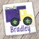 Mardi Gras Dump Truck Applique | Machine Embroidery Designs by JuJu