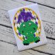 Mardi Gras Alligator Applique | Machine Embroidery Designs by JuJu