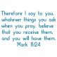 Mark 11:24