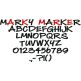 Marky Marker Embroidery Font