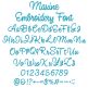 Maxine Embroidery Font | Machine Embroidery Designs by JuJu