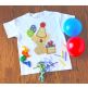 Birthday Bear Present Applique | Machine Embroidery Designs by JuJu