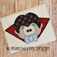 Vampire Face | Machine Embroidery Designs by JuJu