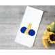 Megaphone Raggy Pom Poms Applique | Machine Embroidery Designs by JuJu