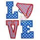 Megaphone LOVE Applique | Machine Embroidery Designs by JuJu