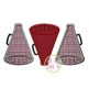 Megaphone Trio Applique | Machine Embroidery Designs by JuJu