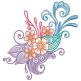 Mehndi Floral Machine Embroidery Designs by JuJu