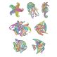 Mehndi Sea Life Set 1 Machine Embroidery Designs by JuJu