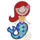 Mermaid 2 Applique | Machine Embroidery Designs by JuJu