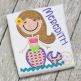 Mermaid 3 Applique | Machine Embroidery Designs by JuJu