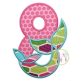 Mermaid Numbers Set Applique | Machine Embroidery Designs by JuJu