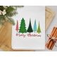 Merry Xmas Trees Applique | Machine Embroidery Designs by JuJu