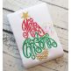 Merry Christmas 3 Embroidery | Machine Embroidery Designs by JuJu
