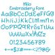 Milo Embroidery Font | Machine Embroidery Designs by JuJu