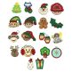 Itty Bitty Christmas Applique Machine Embroidery Designs by JuJu 