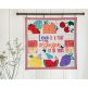 ITH Love In Season Petite Quilt | Machine Embroidery Designs by JuJu
