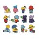 Itty Bitty Sunbonnets Machine Embroidery Designs by JuJu