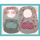Hippo Baby Bib | Machine Embroidery Designs by JuJu