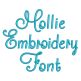 Mollie Embroidery Font Machine Embroidery Designs by JuJu