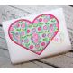 Mom Heart Applique | Machine Embroidery Designs by JuJu