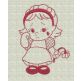 Monday's Child Redwork Machine Embroidery Designs by JuJu