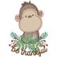 Be Kind Critters Applique 4 Machine Embroidery Designs by JuJu 