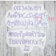 Monkey Tails Embroidery Font | Machine Embroidery Designs by JuJu